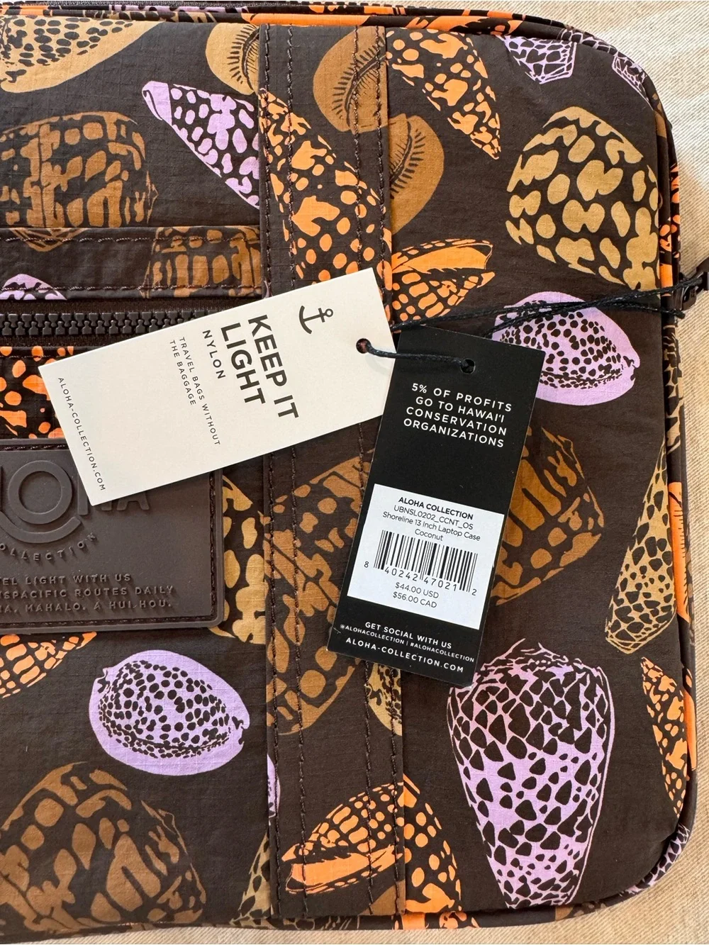 13” NWT Aloha Collection Laptop Case
